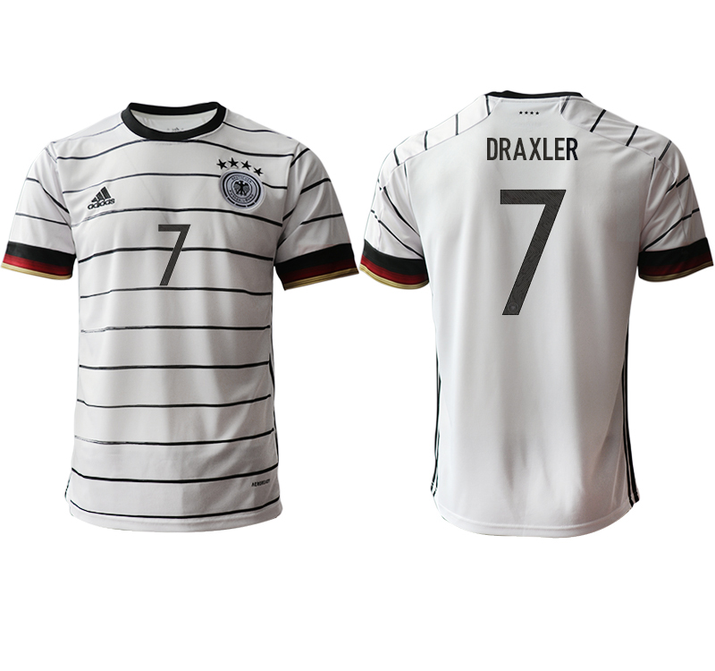 Men 2021 European Cup Germany home aaa version white #7 Soccer Jersey1